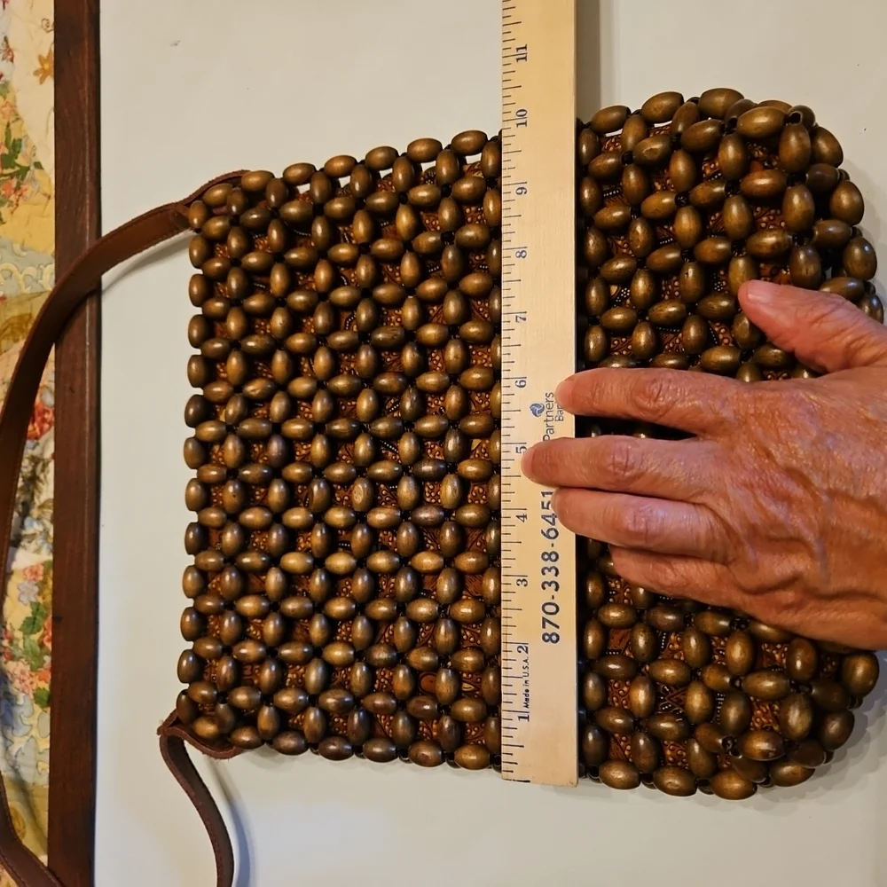 The Sak Brown Beaded Crossbody Bag - Picture 7 of 9